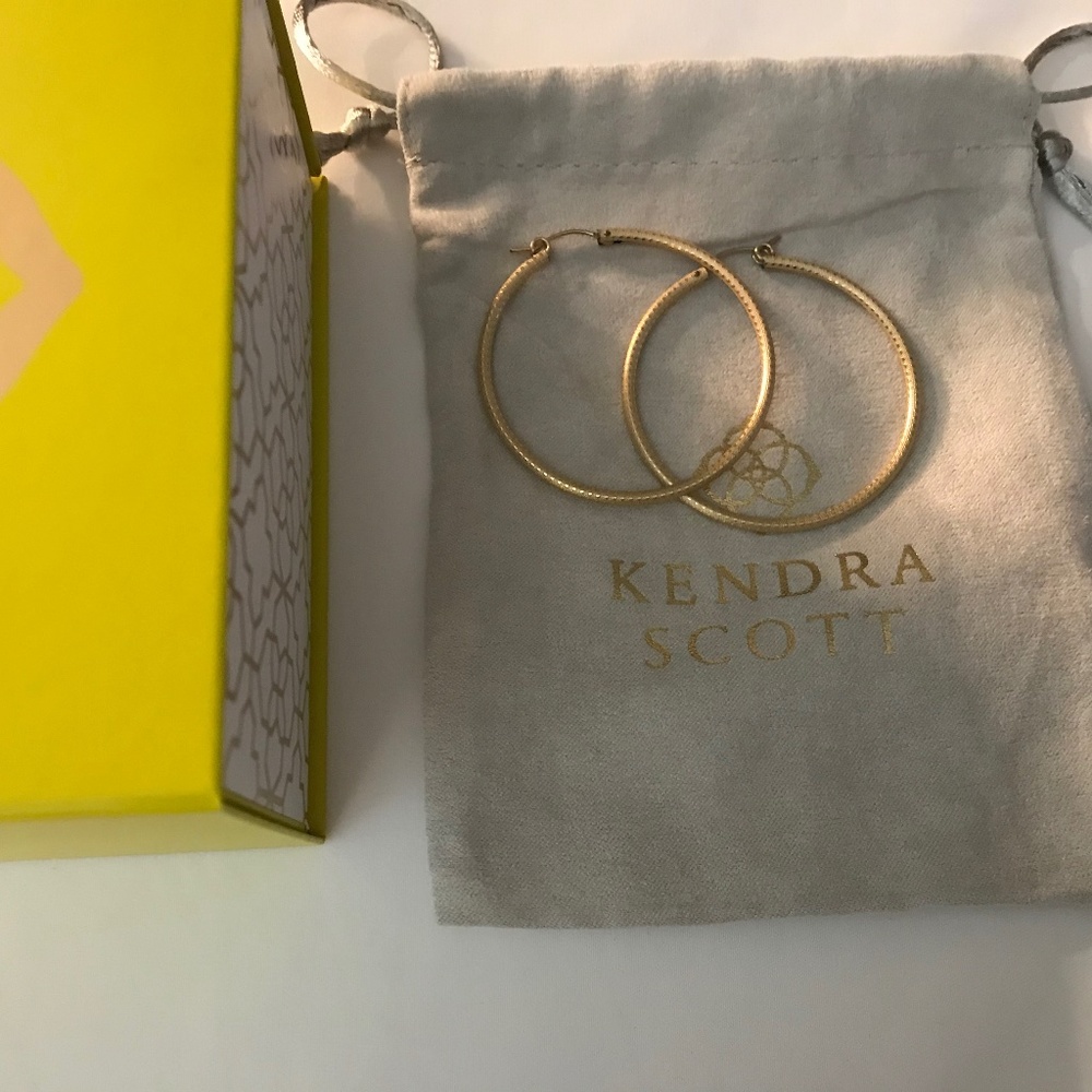 Kendra Scott Gold Hoop Earrings